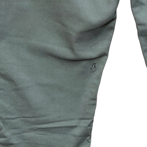 Volcom Mens Olive Green Chino Pants Size 25‎ Relaxed Fit Comfortable - Picture 5 of 11